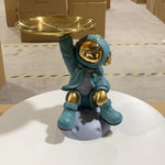 Vitrine à vin scandinave créative en forme d'astronaute, décoration pour salon ou entrée, meuble de rangement en bois eprolo