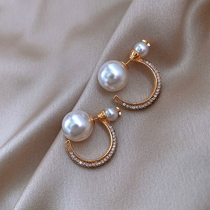 Silver Needle Opal Long Fringe Earrings