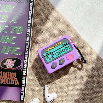 Compatible with Apple, Japan and South Korea Retro Purple BB Machine for Airpods Pro3 Wireless