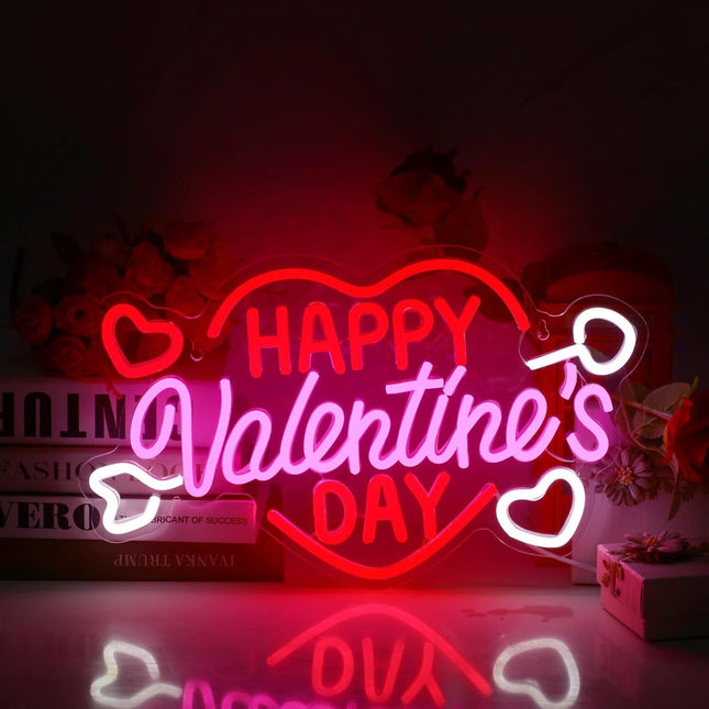 Neon Lights Valentine's Day Party Layout LED Luminous Characters Light Signs Neon Lights
