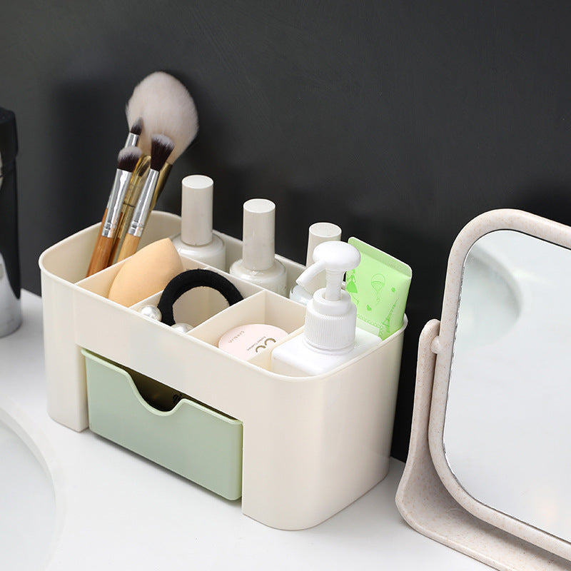 Boîte de rangement pour tiroir de bureau eprolo, boîte de stockage pratique pour organisation de bureau, vue de l'intérieur.