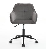 Chaise de bureau en velours eprolo, fauteuil moderne avec roulettes pour bureau, salon ou chambre, assise élégante et confortable