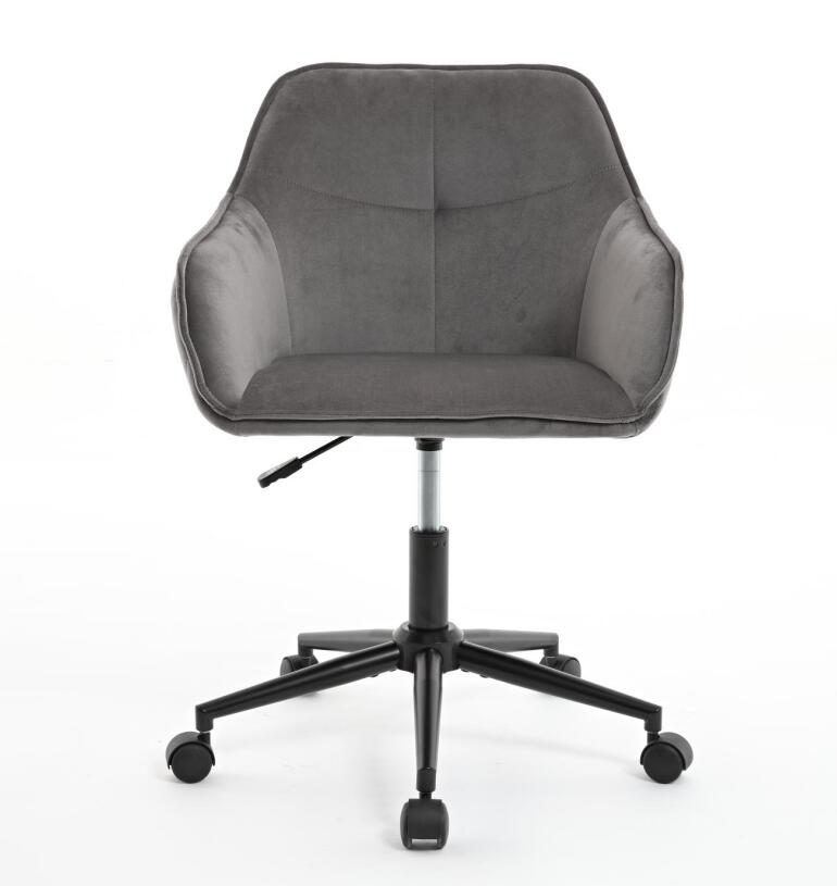 Chaise de bureau en velours eprolo, fauteuil moderne avec roulettes pour bureau, salon ou chambre, assise élégante et confortable