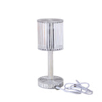 Lampe de table créative Gatsby Line Lamp Ins Net Red avec cristaux, lumière d'ambiance pour chambre à coucher, style luxe.