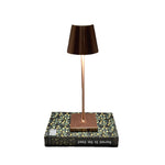 Lampe de table rétro rechargeable USB eprolo pour atmosphère, salon, chambre ou restaurant, protection des yeux, lampe d'ambiance.