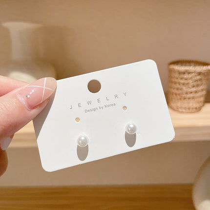 Ins Simple And Small Women's Fashion Sense Temperament Pearl Earrings