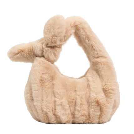 Bow Ruffled Cloud Plush Bag