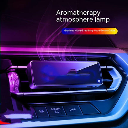 Automobile Aromatherapy Air Outlet Ambience Light LED Auto Perfume Deodorant
