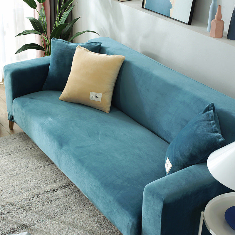 Housse de canapé élastique universelle eprolo, couverture intégrale pour sofa, ajustement flexible, protection et décoration.