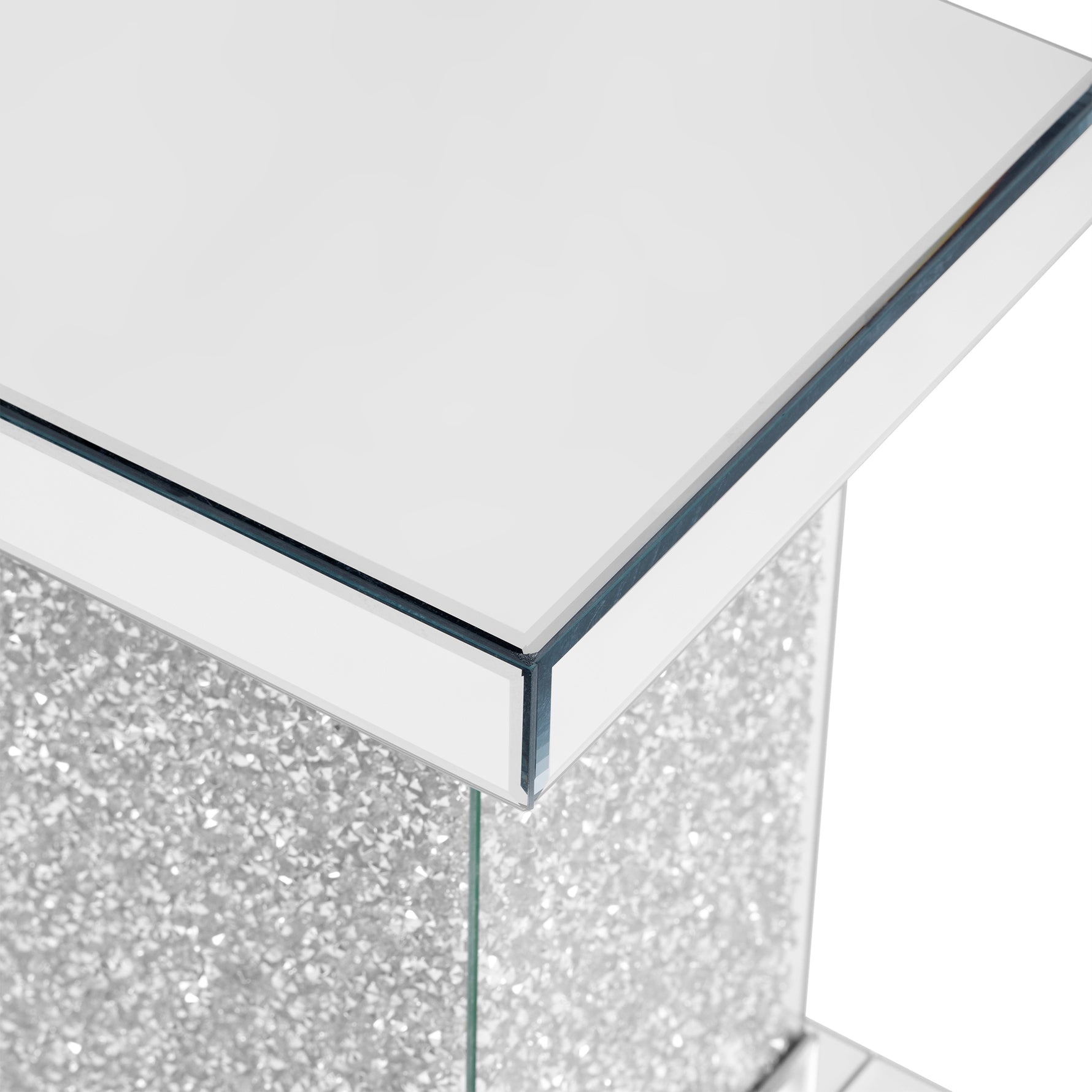Miroir carré argenté de 11,8 pouces de la marque eprolo, reflet élégant et contemporain pour la décoration intérieure.