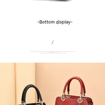 European American Fashion Floral Print Decorative Women's Shoulder Crossbody Handbag