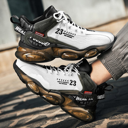 Men's Spring New High-top Basketball Shoes