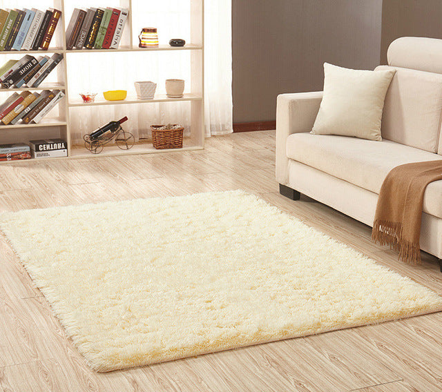 Tapis en laine de soie ultra doux eprolo, moderne, à poils longs, pour chambre, chambre d'enfant ou nurserie, tapis de sol confortable