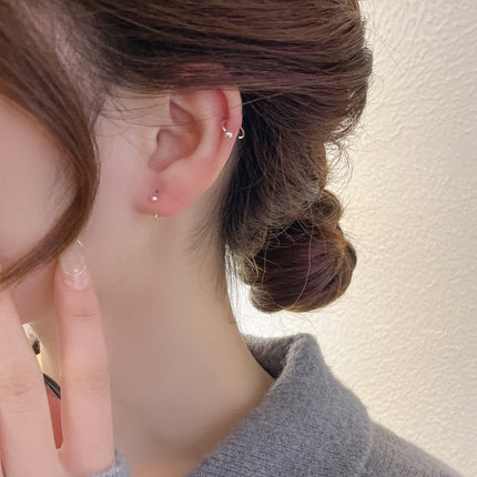 Ins Simple And Small Women's Fashion Sense Temperament Pearl Earrings