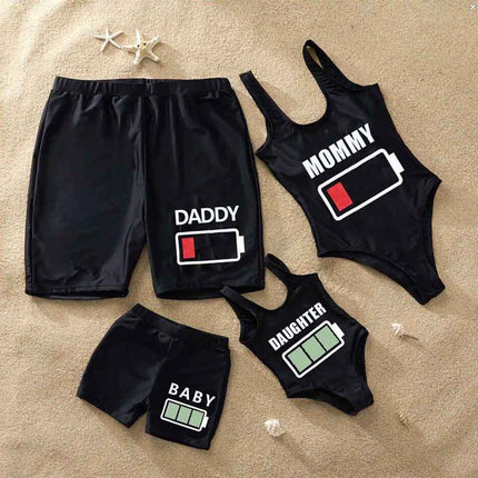 Mother and child swimwear