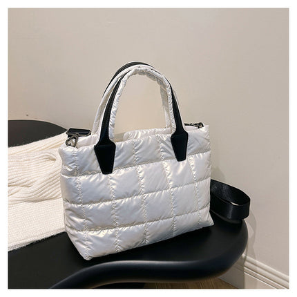 Large Capacity Women's Shoulder Crossbody Cotton Jacket Bag