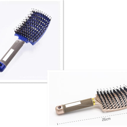 Hairbrush Anti Klit Brushy Haarborstel Women Detangler Hair Brush Bristle Nylon Scalp Massage  Teaser Hair Brush Comb - Novah
