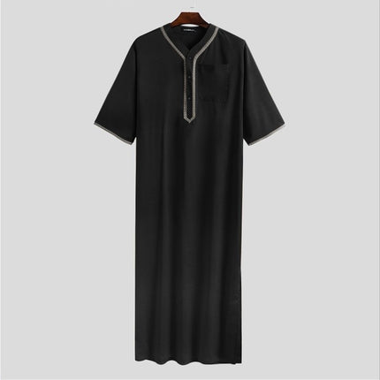 Muslim Middle East Arab Dubai Men's Loose Robe