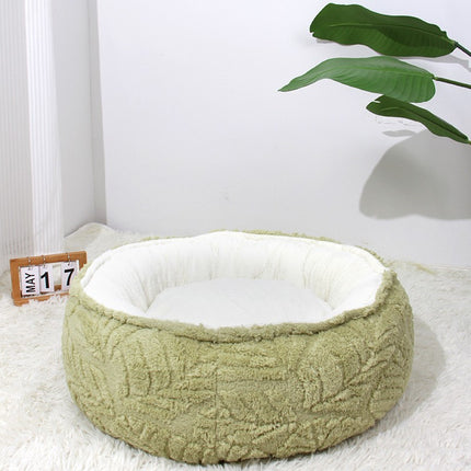 Cat Accessories Bed Round Soft And Warm Cat Nest Bed Pet Supplies Dog Beds For Medium Small Dogs Thickened Plush Cat House Mat