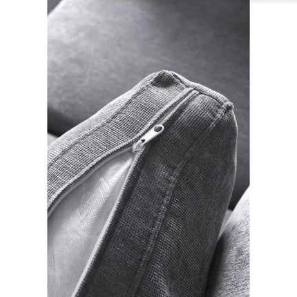 Modular Sofa Grey Chenille Fabric, Simple And Grand, The Seat And Back Is Very Soft. This Is Also A KNOCK DOWN Sofa