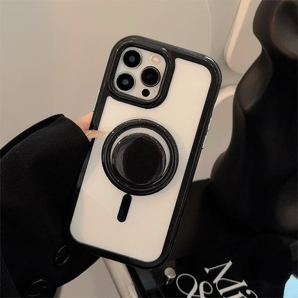 Simple Ins Solid Color Magnetic Bracket 16 Phone Case