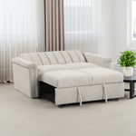 Canapé convertible souple U_STYLE d'eprolo, coussin doux, pour deux personnes, en position assise ou lit.