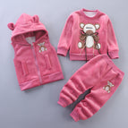 Bow Bear Set Pink / 80cm