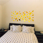 Autocollants muraux amovibles en miroir 3D eprolo, collection de 12 pièces pour décoration intérieure élégante.