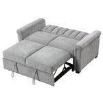 Canapé convertible U_STYLE en mousse douce pour deux personnes, avec fonction de lit d'appoint, design moderne et confortable.