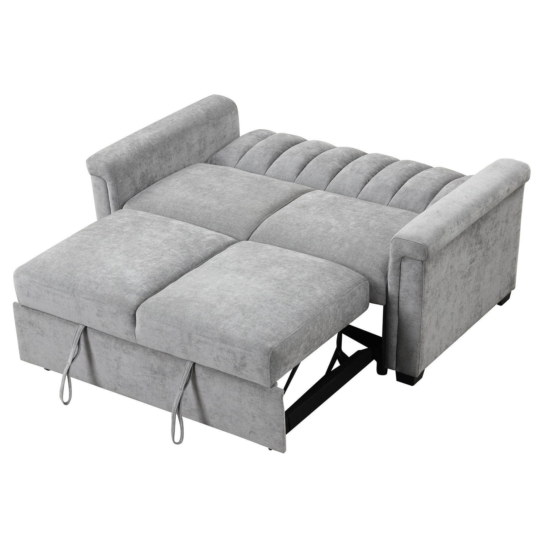 Canapé convertible U_STYLE en mousse douce pour deux personnes, avec fonction de lit d'appoint, design moderne et confortable.