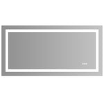 Miroir de salle de bain LED eprolo 72x36 pouces avec éclairage, antibuée et fonction de dimming, miroir de vanité moderne