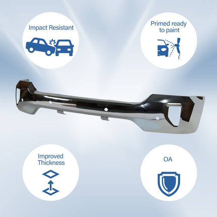 Front Bumper For 16-19 Chevy Silverado 1500 W Sensor Holes