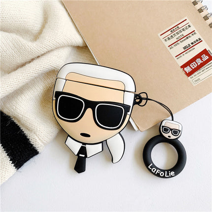 Compatible with Apple, Cartoon Cute Character Airpods 1 2 Generation Protective Box
