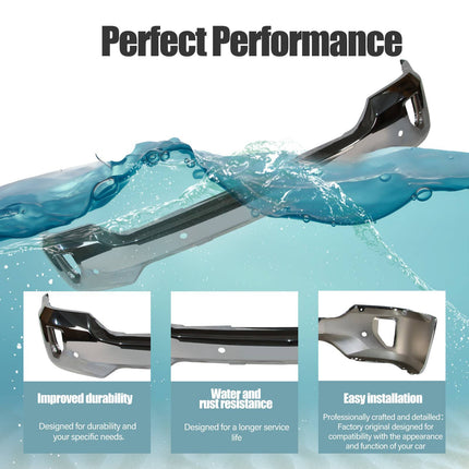 Front Bumper For 16-19 Chevy Silverado 1500 W Sensor Holes