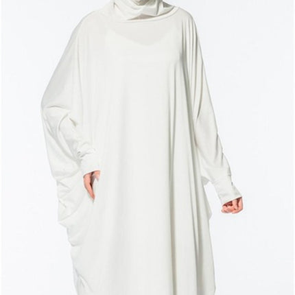 New muslim worship service bat robe with hijab