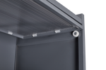 Étagère de rangement de cuisine eprolo avec trois niveaux pour stockage dans le garde-manger, en métal robuste et pratique.