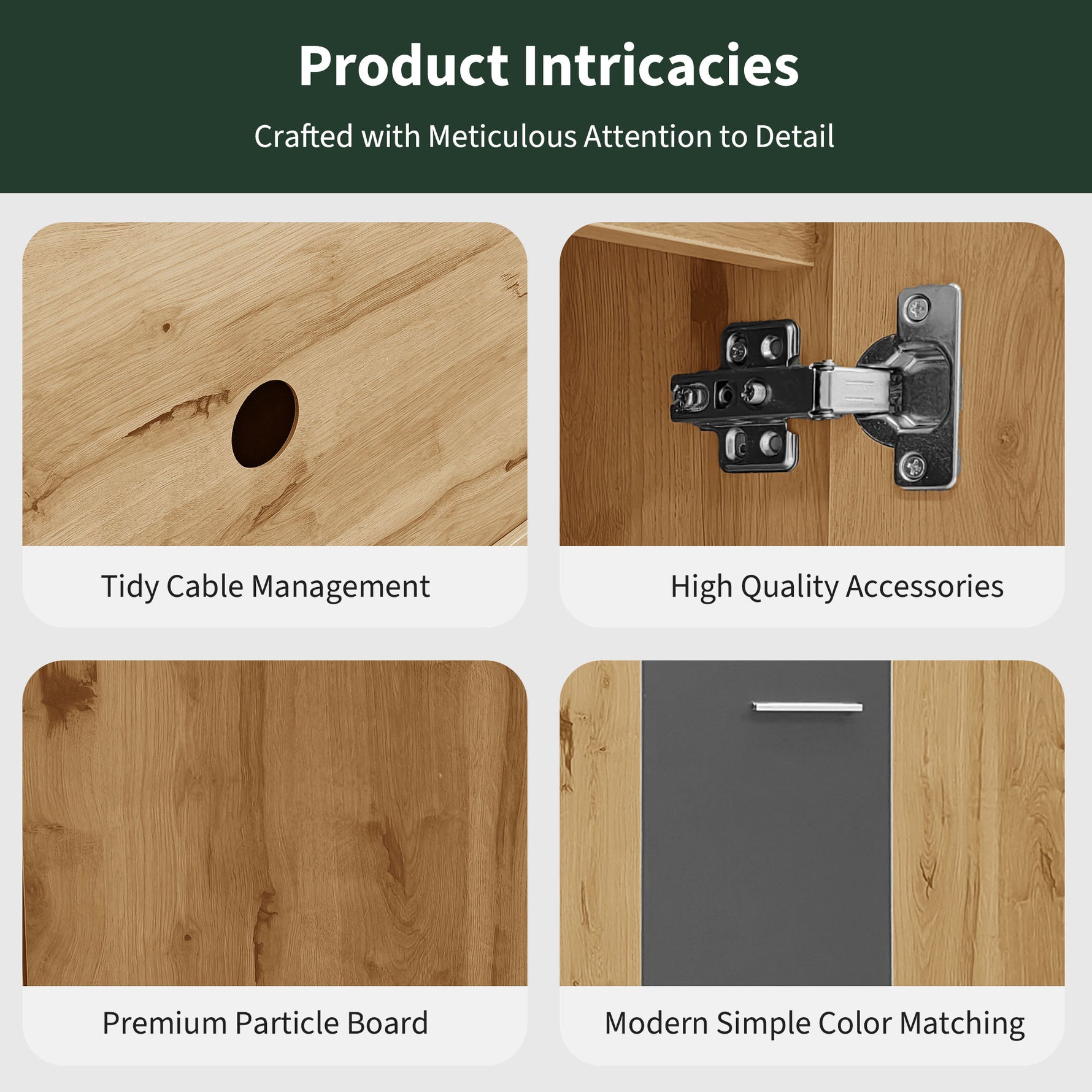 Meuble TV moderne de 70 pouces en bois avec rangements, style contemporain, par eprolo.