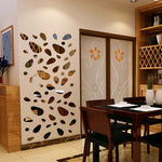 Autocollants muraux 3D miroir amovibles eprolo, ensemble de 12 pièces pour décoration intérieure élégante et moderne.