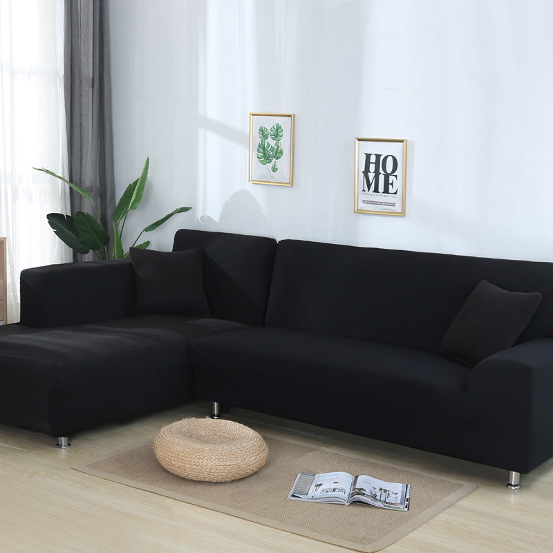 Housse de canapé en tissu élastique couleur unie, couverture complète pour canapé et coussins, marque eprolo
