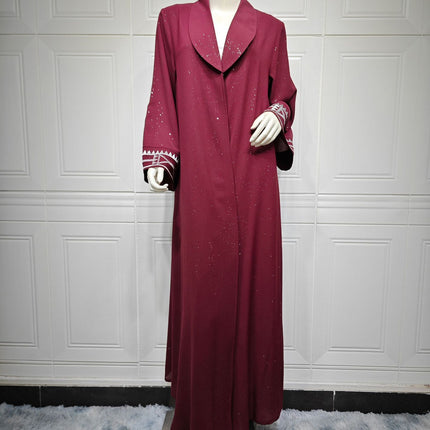 Muslim Modest Women's Arab Abaya Cardigan Robe