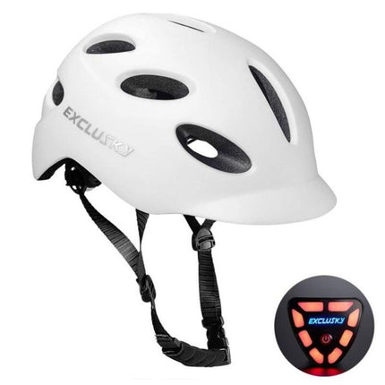 Electric Led Cycling Helmet With Tail Light