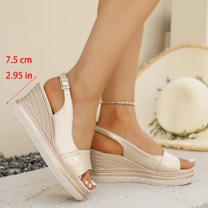 Wedge Sandals Platform Muffin Plus Size Sandals