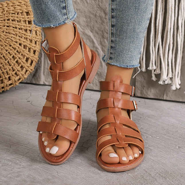 Women's Casual Thick Heel Non-slip Hollow Sandals