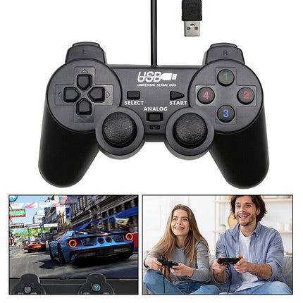 USB Wired Game Controller Gamepad Joystick Joypad For Laptop PC Computer Gaming