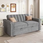 Canapé convertible en coussin souple U_STYLE d'eprolo avec espace pour deux personnes, en position assise ou allongée.