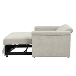 Canapé convertible U_STYLE eprolo avec coussin doux, pouvant accueillir deux personnes en position assise ou en lit.