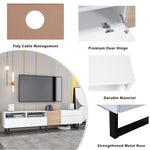 Meuble TV moderne en bois avec espace de rangement, conçu par eprolo, adapté pour salon contemporain.