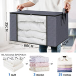 Pochette de rangement transparente avec fenêtre, sac de tri pour vêtements, marque eprolo, idéal pour organiser le linge.