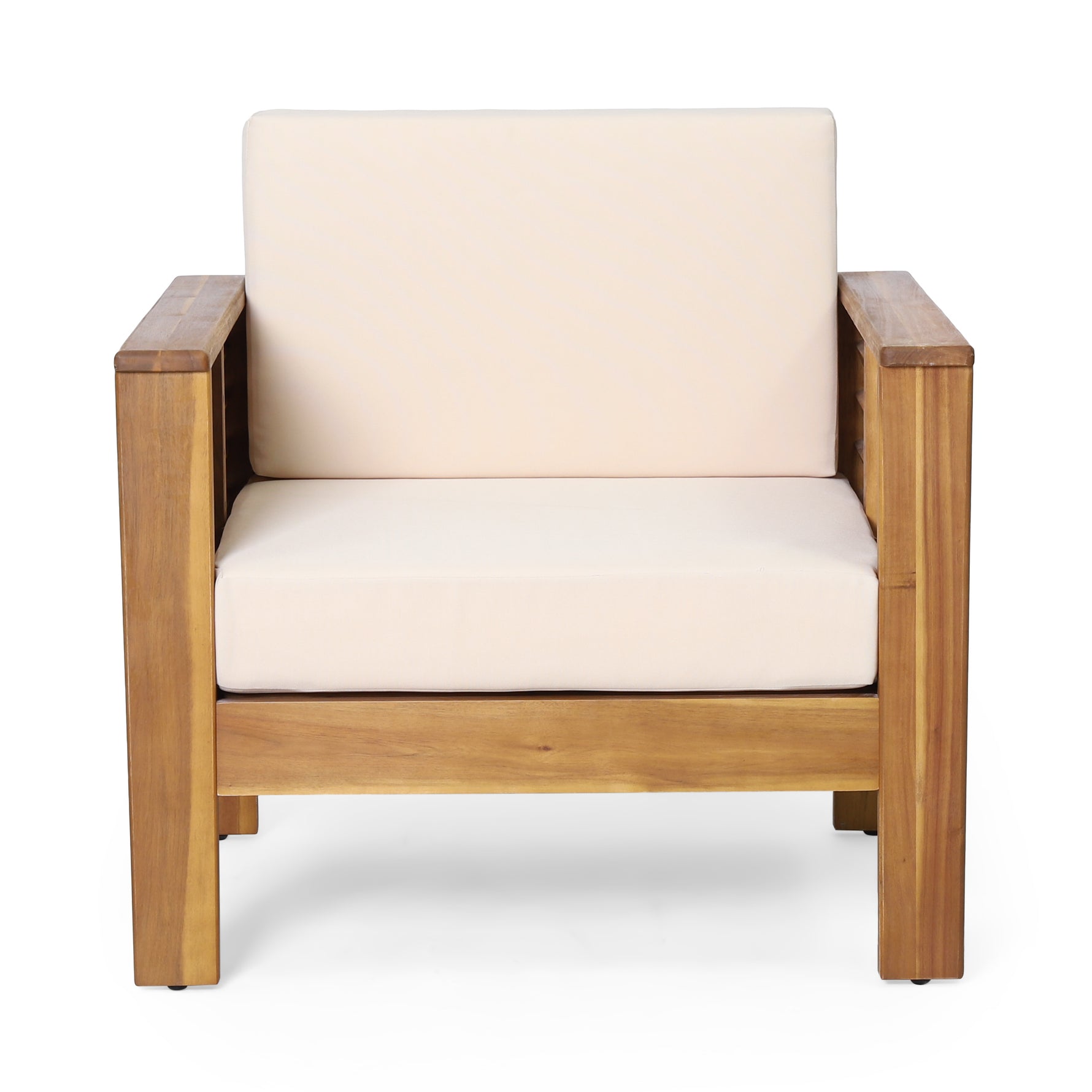 Table en acacia extérieur eprolo en bois naturel avec finition robuste, idéale pour patio ou jardin.