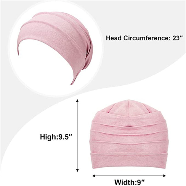 Crystal Linen Discount Pile Hat Solid Color Muslim Baotou Hat